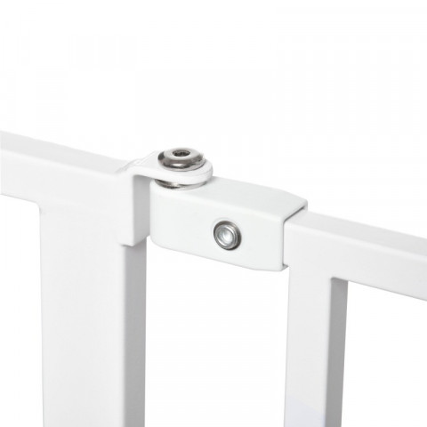 Bezpečnostní branka do dveří pro psy 75-115 cm | bílá č.8