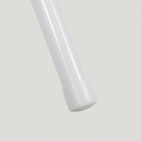 Skládací židle s polstrovaným opěradlem | bílá č.6