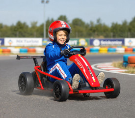 Dětská elektrická motokára 24V 6-13km/h | červená č.1