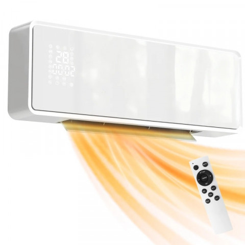 Nástěnný elektrický keramický ohřívač 2000 W | bílý č.5