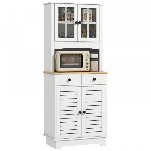 Vysoká kuchyňská skříňka, 68 x 39,5 x 170 cm | bílá č.6