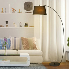 Oblouková stojací lampa | černá č.2