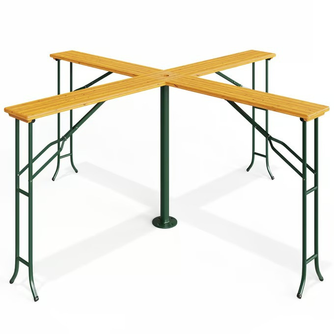 Pivní stůl Quattro | přírodní