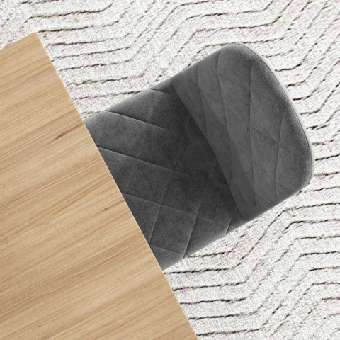 Čalouněné kuchyňské židle s vysokým opěradlem, 4 kusy | tmavě šedé č.6