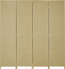 Interiérový dřevěný paraván 4 panely 159,5 x 169,5 cm | hnědý č.1