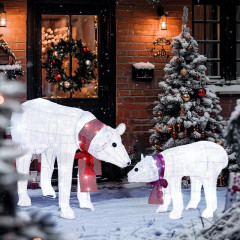 Vánoční dekorace, medvědice s mládětem | vícebarevná č.2