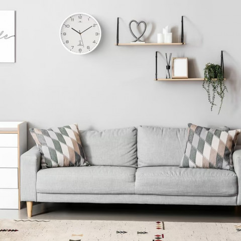 Rádiem řízené hodiny Ø31cm | bílé č.3