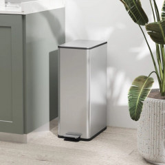 Pedálový odpadkový koš 20 l | stříbrný č.1