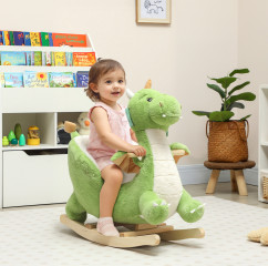 Dětský houpací Dinasour | zelený č.1