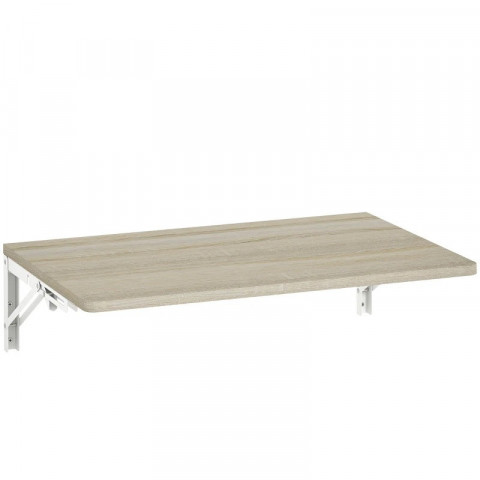 Nástěnný skládací stůl 60 x 40 cm | přírodní č.3