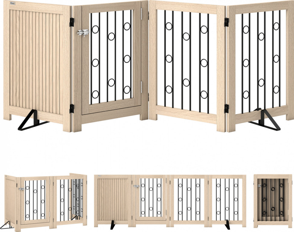 Volně stojící ohrádka 205 x 70 cm | dub