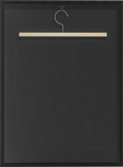 Praktický stojan na dresy s ramínkem | černý č.1