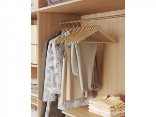 Dřevěná ramínka balení 30 ks | přírodní č.1