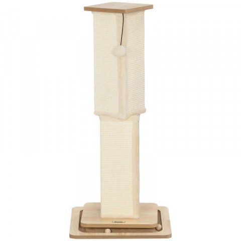 Sisalové škrabadlo pro kočky, 87 cm | dub č.5