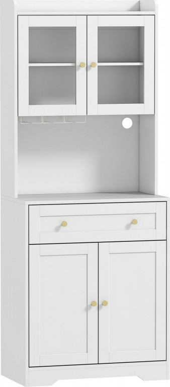 Kuchyňská skříňka s pracovní deskou 68 x 38 x 170 cm | bílá