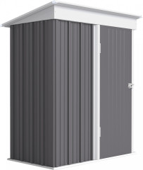 Kovová kůlna na nářadí 161 x 95 x 181 cm | šedá č.1