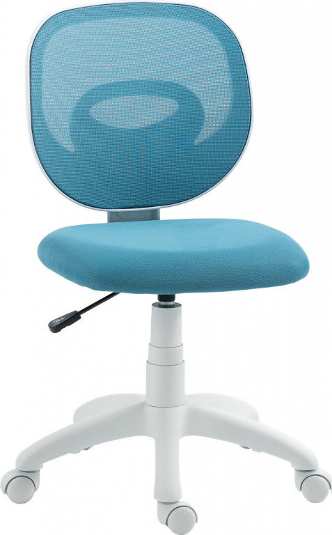 Ergonomická kancelářská židle s opěradlem ve tvaru C | modrá