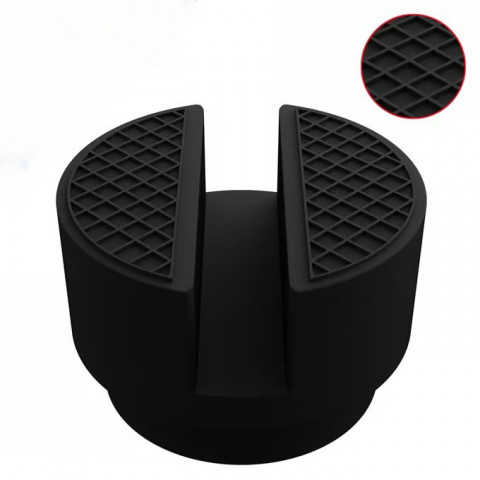 Zvedák auta 3t 135-400 mm + ocelově vyztužená gumová podložka č.6