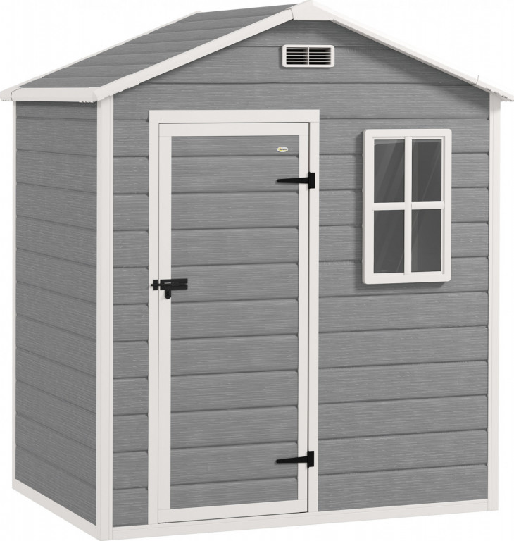 Kůlna na nářadí 182 x 121 x 200 cm | šedá