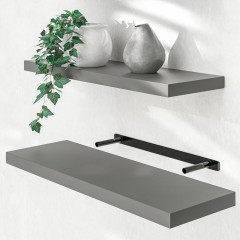 Vysoce kvalitní nástěnná police 70 cm | šedá č.1