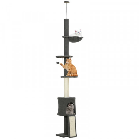 Stropní škrabadlo 200 - 240 cm | tmavě šedé č.5