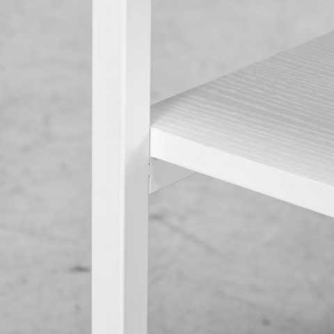 Pojízdný stolek na tiskárnu, 50 x 50 x 52,5 cm | bílý č.5