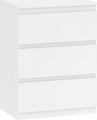 Komoda se 3 zásuvkami | bílá č.1