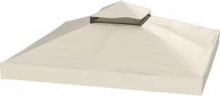 Náhradní střecha pro 3x3 m | krémově bílá č.1