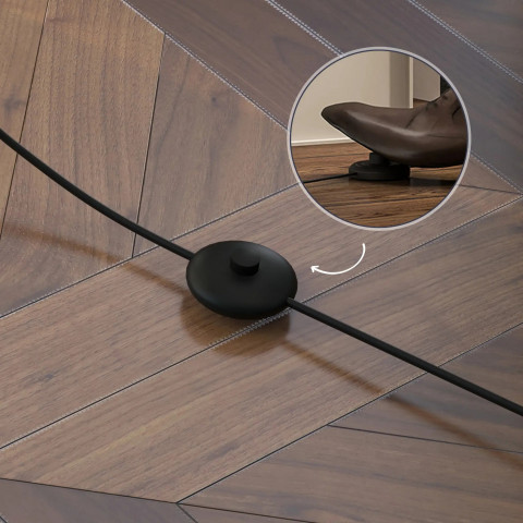 Stojací rustikální lampa s policemi | hnědá č.6