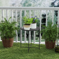 Odkládací stolek 50x46x46cm | černý č.1