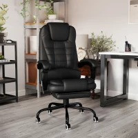 Masážní křeslo se 7 masážními body 67x79x111-121 cm | černé č.2