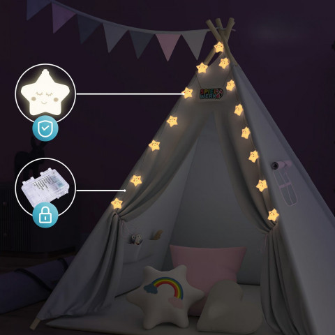 Hrací stan Tipi 160x130x130cm | růžový č.3