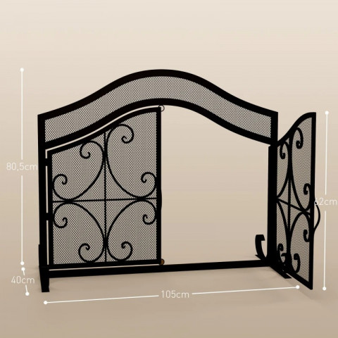 Krbová bezpečnostní mřížka | černá č.3