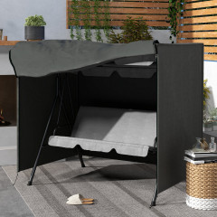 Kryt na houpačku 177 x 114 x 152 cm | tmavě šedý č.3