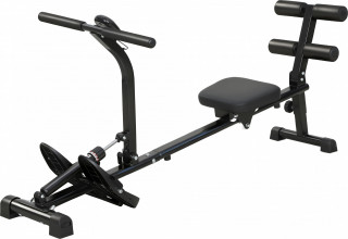 Veslovací trenažér 2 v 1 | černý č.1