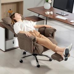 Ergonomická kancelářská židle s dvouvrstvým čalouněním | světle hnědá č.3