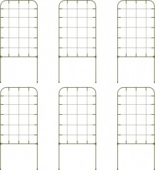 6 podpěr pro popínavé rostliny | zelené č.1