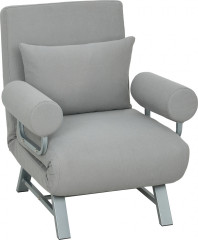 Rozkládací křeslo 3 v 1 | světle šedé č.1