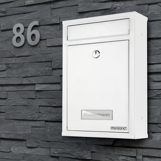 Poštovní schránka 32x22x9cm | Bílá