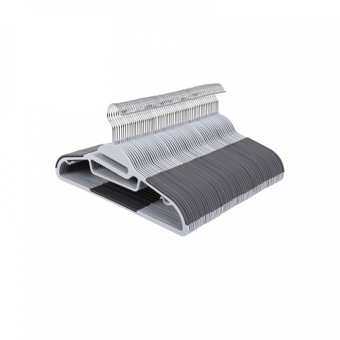 Plastová ramínka balení 20 ks | šedé č.2