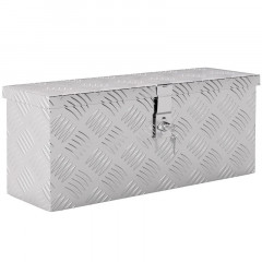 Hliníkový box na nářadí 50 x 15,5 x 20,5 cm | stříbrný č.2