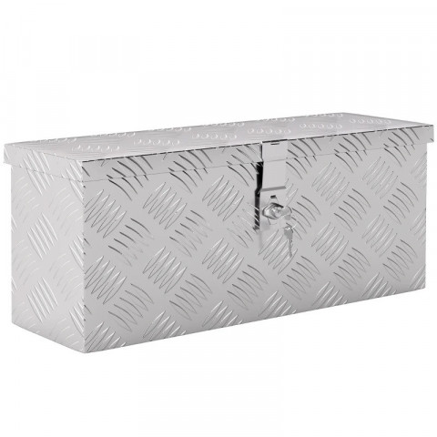 Hliníkový box na nářadí 50 x 15,5 x 20,5 cm | stříbrný č.2