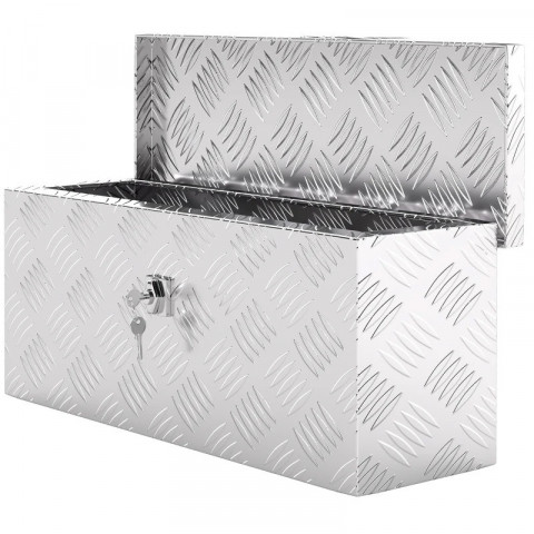 Hliníkový box na nářadí 50 x 15,5 x 20,5 cm | stříbrný č.7