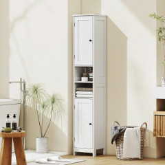 Vysoká koupelnová skříňka 30 x 30 x 170 cm | bílá č.2