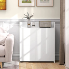 Rozkládací kuchyňský stůl se 4 policemi, 80 x 90 x 93 cm | bílý č.3