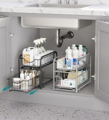 Kuchyňský organizér 2 patrový | černý č.3