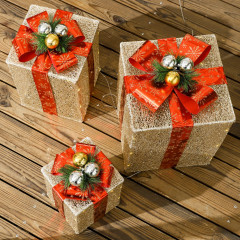 LED vánoční dekorace | zlatá č.3