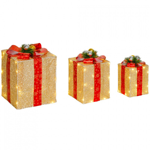 LED vánoční dekorace | zlatá č.4