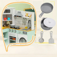 Dětská kuchyňka s reálnými světelnými a zvukovými efekty | zelená + bílá č.3