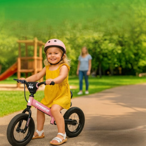 Odrážedlo Rennmeister | růžové č.3